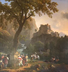 Francisco I en la fuente de Vaucluse